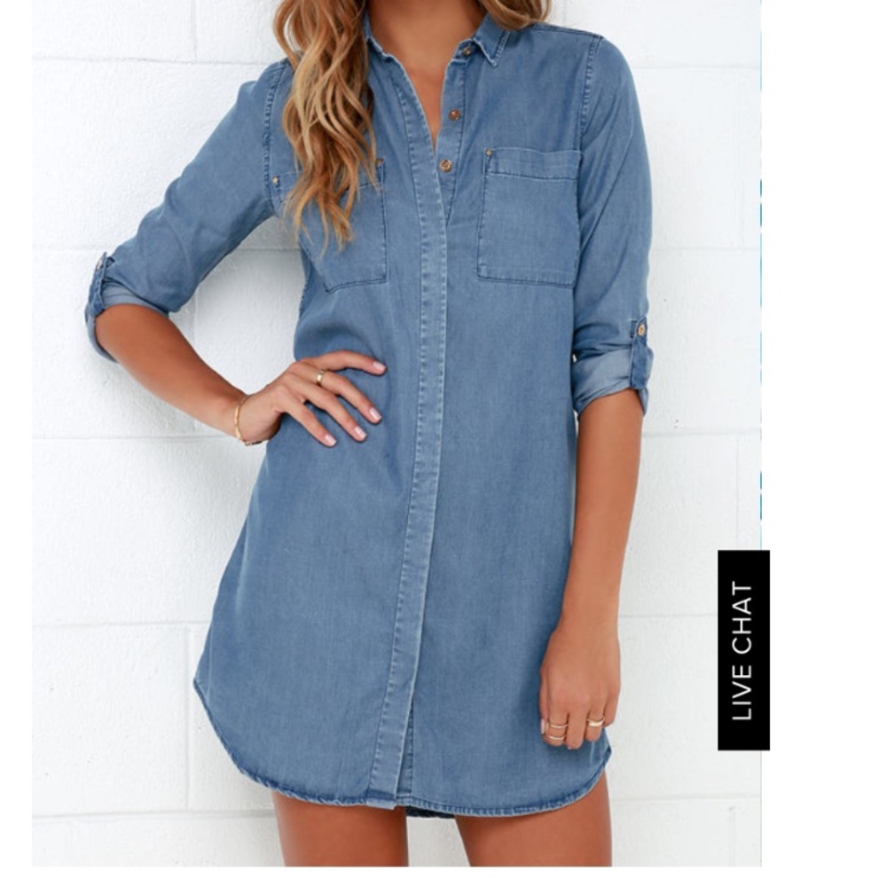 Lulu’s Shirt and Sweet Blue Chambray Shirt Dress